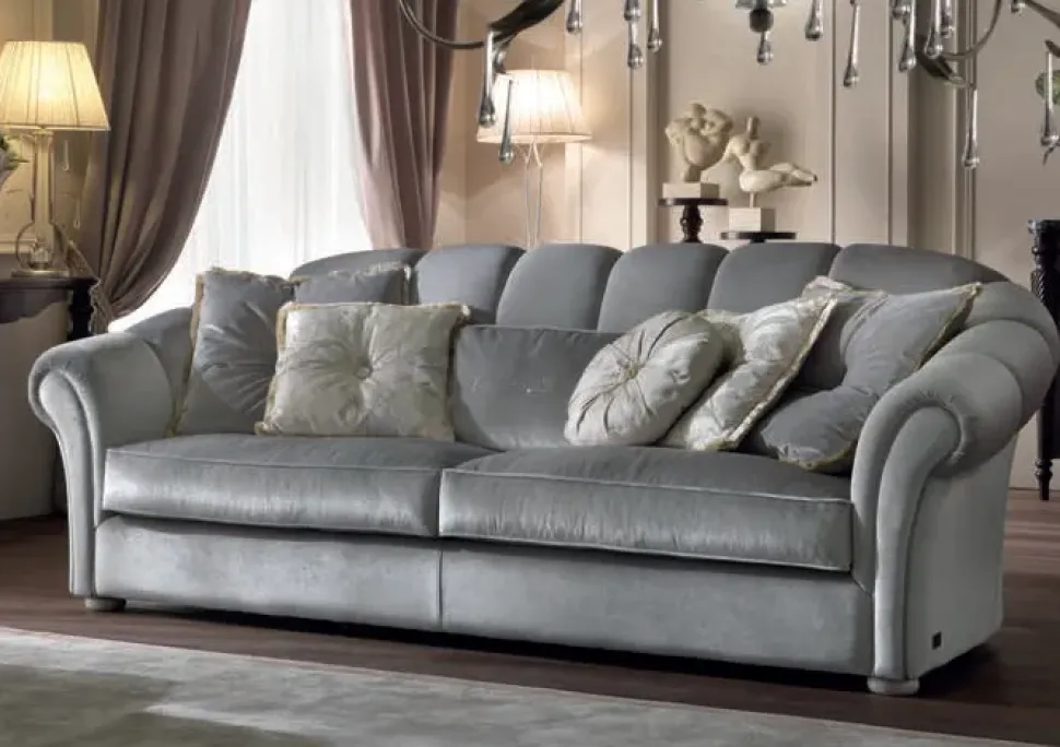 Divano Divano fisso luna 49 luxury made in italy Md work PREZZI OUTLET