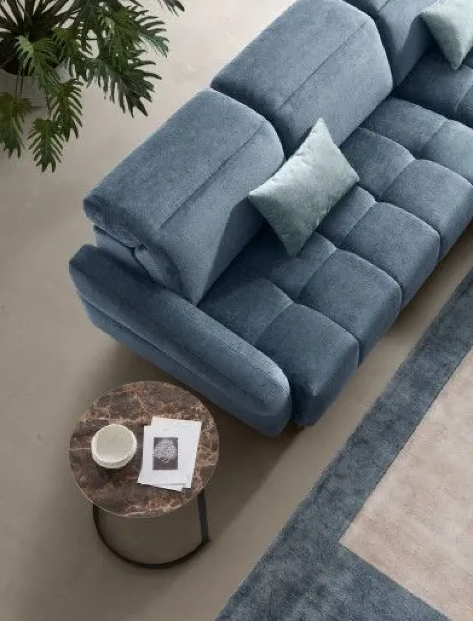 Divano Divano gillan in Tessuto sfoderabile di Le comfort scontato 40%