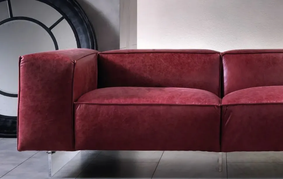 Divano Divano luxury memory in Pelle non sfoderabile di Md work scontato 45%