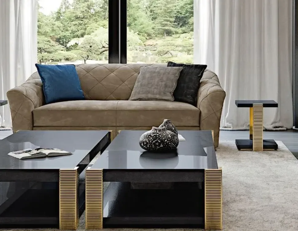 Divano Divano nabuk alta qualità Md work in Offerta Outlet