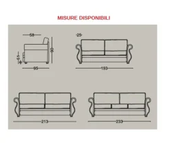 Divano Divano piuma velluto piuma vari colori Md work in Offerta Outlet