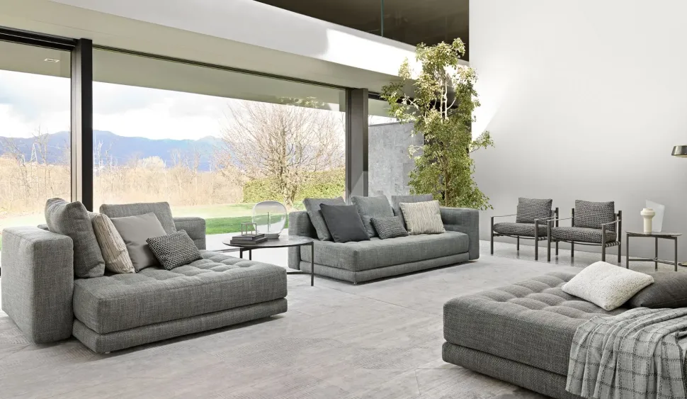 Divano Doze in Tessuto sfoderabile a prezzo riservato