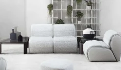 Divano Flora in Tessuto Flou a prezzo scontato