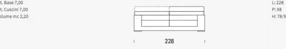 Divano Ginger Felis in Offerta Outlet