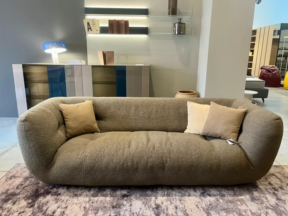 Divano Happening tessuto in poliuretano Lago in Offerta Outlet