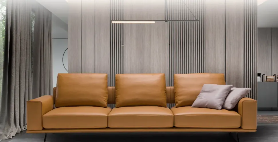 Divano in Pelle Md work a prezzo ribassato