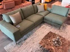 Divano in Tessuto stile moderno modello Silver scontato - 40%