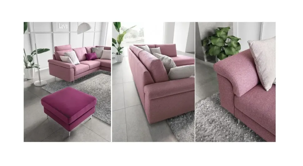 Divano in Tessuto stile moderno modello Papilio scontato - 35%