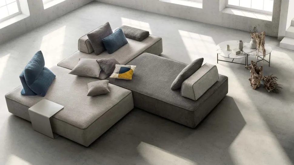 Divano Jest droll in Tessuto Samoa a prezzo ribassato