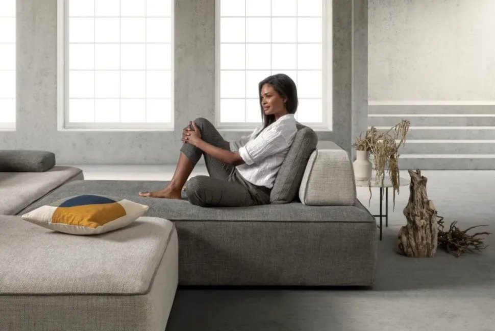 Divano Jest droll in Tessuto Samoa a prezzo ribassato