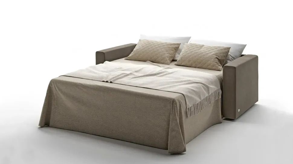 Divano letto 2 posti Tresor Doimo Salotti: prezzo su richiesta. Design moderno, perfetto per l'architetto.