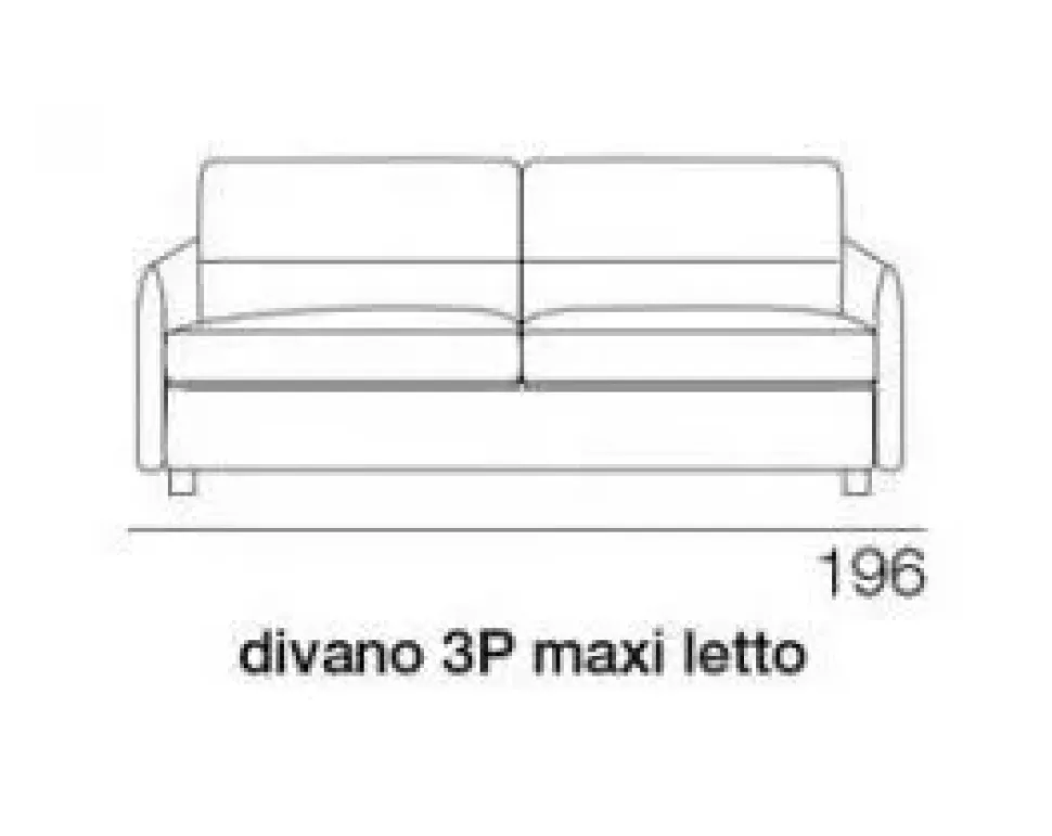 Divano letto Cinzia Salvetti: SCONTO ESCLUSIVO