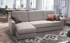 Divano Letto con penisola Berlino di Collezione esclusiva a prezzo ribassato