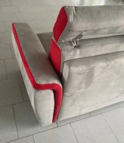 Divano letto Divano letto anti macchia materasso h 21 cm  Md work PREZZI OUTLET