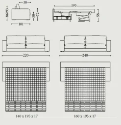 Divano letto Divano letto pelle scamosciata 2 misure Md work: con uno SCONTO ESCLUSIVO del 30%
