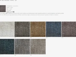 Divano letto in Tessuto Urania Collezione esclusiva