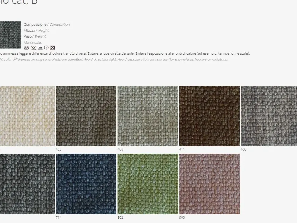 Divano letto in Tessuto Urania Collezione esclusiva