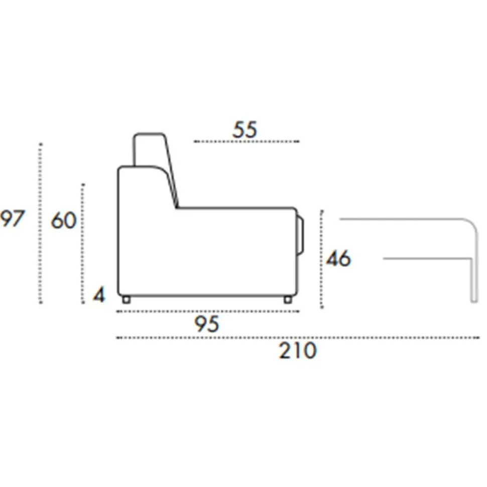 Divano letto Life Vis comoda ad un prezzo conveniente