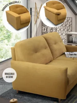 Divano Letto modello Tommy di Il benessere con forte sconto