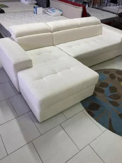 Divano letto San marco letto piu penisola contenitore anti macchia pronta consegna Md work PREZZI OUTLET