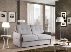 Divano letto tessuto in poliuretano  Hopplà in Offerta Outlet