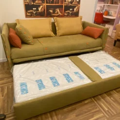 Divano letto tessuto in poliuretano Dienne salotti a prezzo Outlet