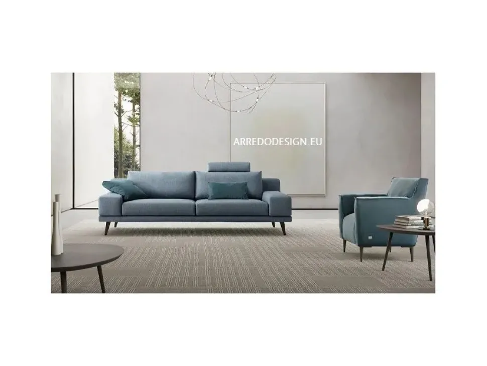 Divano lineare Doimo salotti Carter PREZZI OUTLET sconto 35%