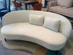 Divano Lineare in Tessuto sfoderabile  Lunam di Kartell