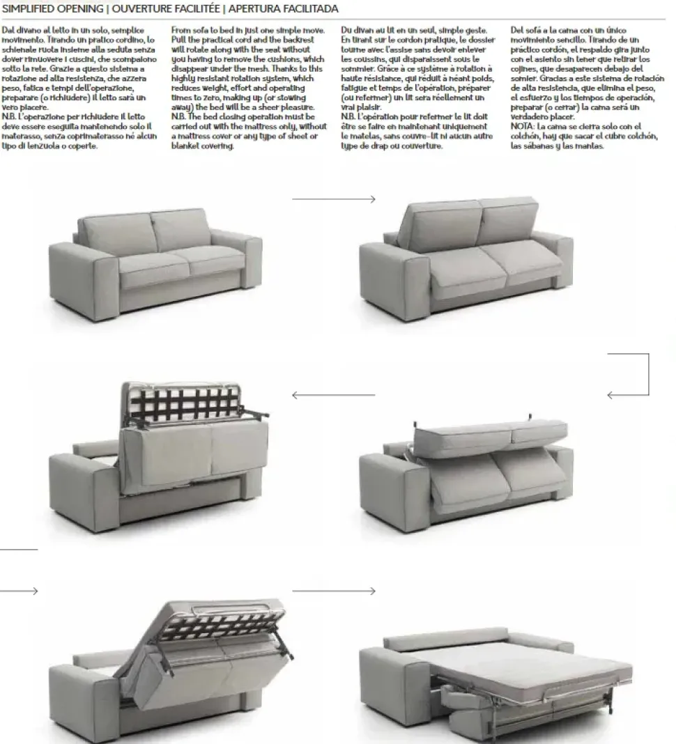 Divano Lineare Mark Felis a 990 Euro