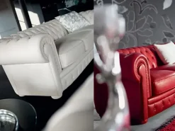 Divano lineare modello Alioth di Doimo salotti con forte sconto