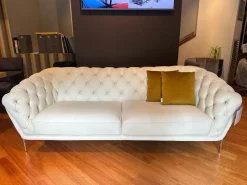 Divano Lineare Modello art noveaux cal1148 di Calia a prezzo ribassato