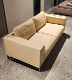 Divano Lineare Pelle primo fiore pronta consegna Md work a 4240€