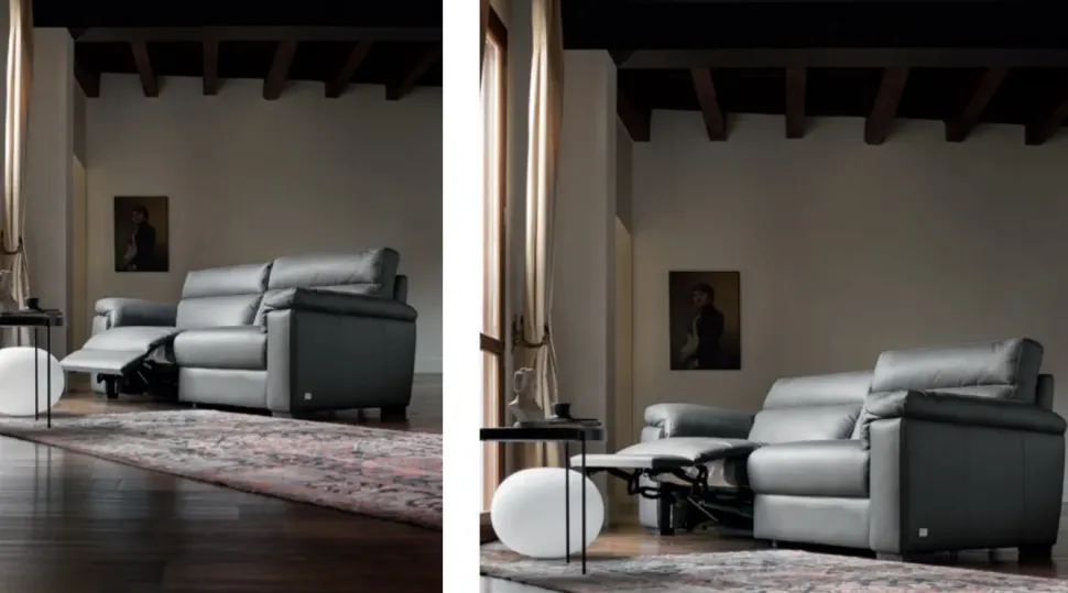 Divano lineare William Doimo Salotti scontato del 40%