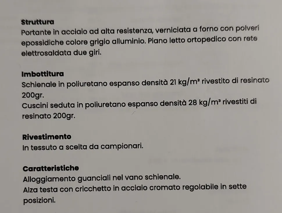 Divano Livigno Bm design a prezzo scontato