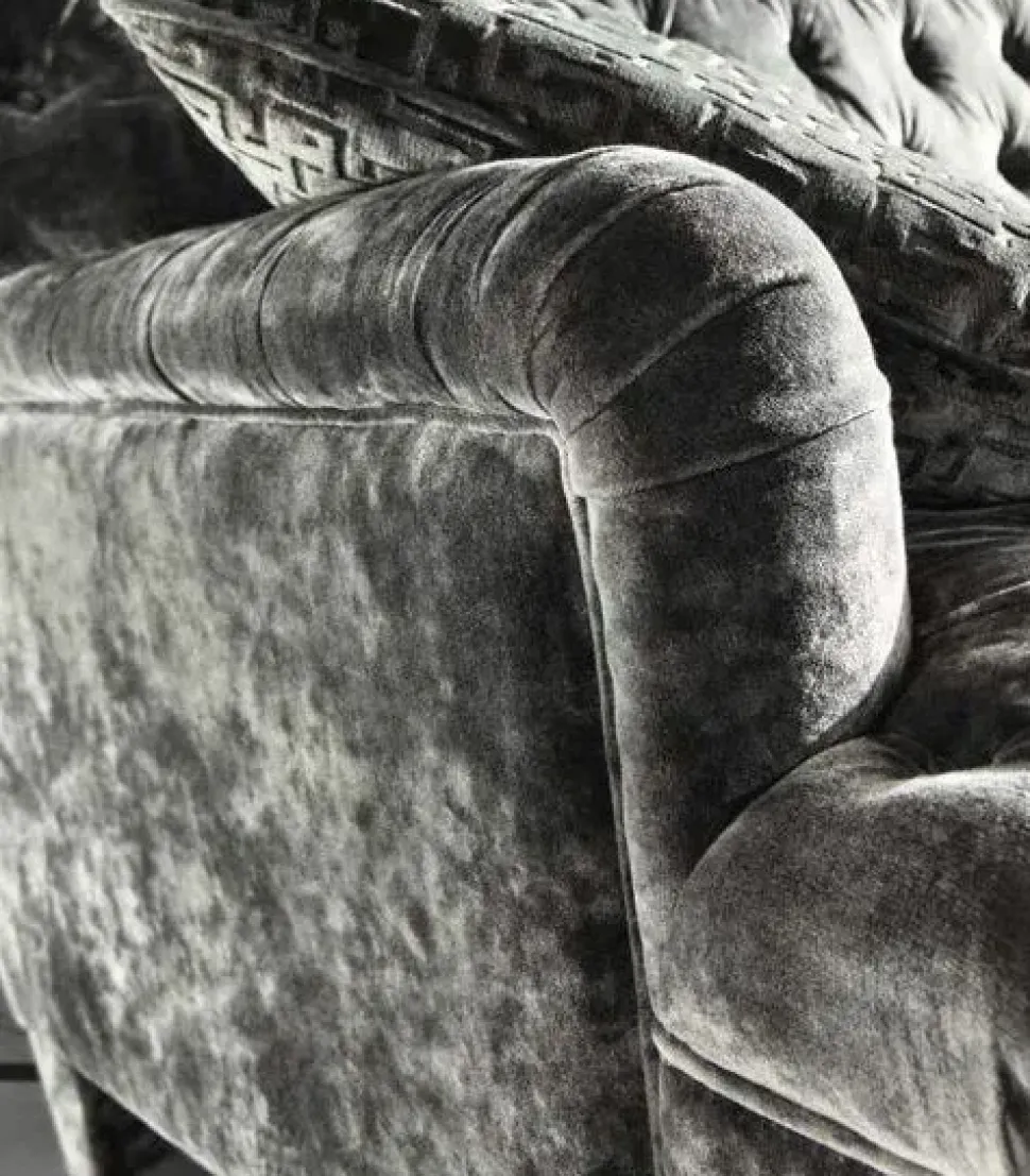 Divano Luxury memory velluto artigianale vari colori Md work OFFERTA OUTLET