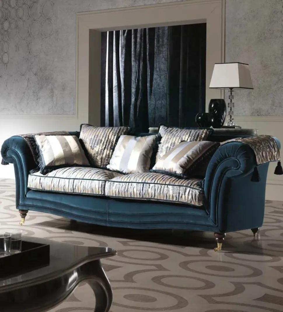 Divano Luxury piuma e memory Md work a prezzo ribassato