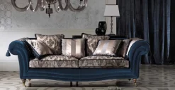 Divano Luxury piuma e memory Md work a prezzo ribassato