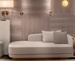 Divano Luxury sofa nabuk Md work a prezzo scontato