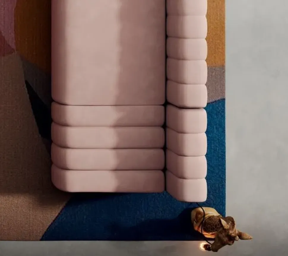 Divano Luxury sofa scamosciato Md work: con uno SCONTO ESCLUSIVO del 43%