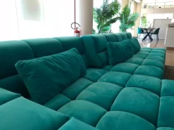 Divano Navigli tessuto in poliuretano Febal in Offerta Outlet