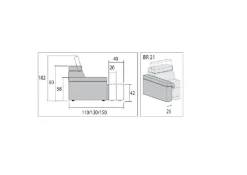 Divano relax Comfort Samoa a PREZZO OUTLET scontato del 30%