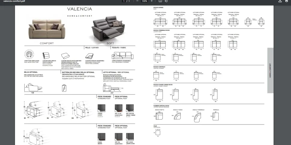 Divano relax Rosini Annecy PREZZI OUTLET sconto 35%