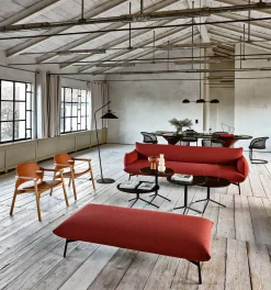 Divano relax tessuto in poliuretano  Md work in Offerta Outlet