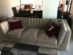 Divano Relief d3 in Pelle non sfoderabile  di Fendi casa scontato 69%