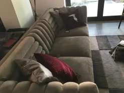 Divano Relief d3 in Pelle non sfoderabile di Fendi casa scontato 69%