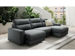 Divano Samir in Tessuto sfoderabile. Prezzo riservato.