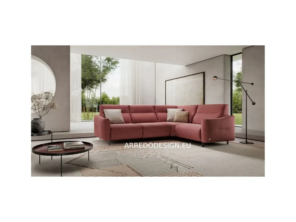 Divano Samuel tessuto in poliuretano Doimo salotti a prezzo scontato