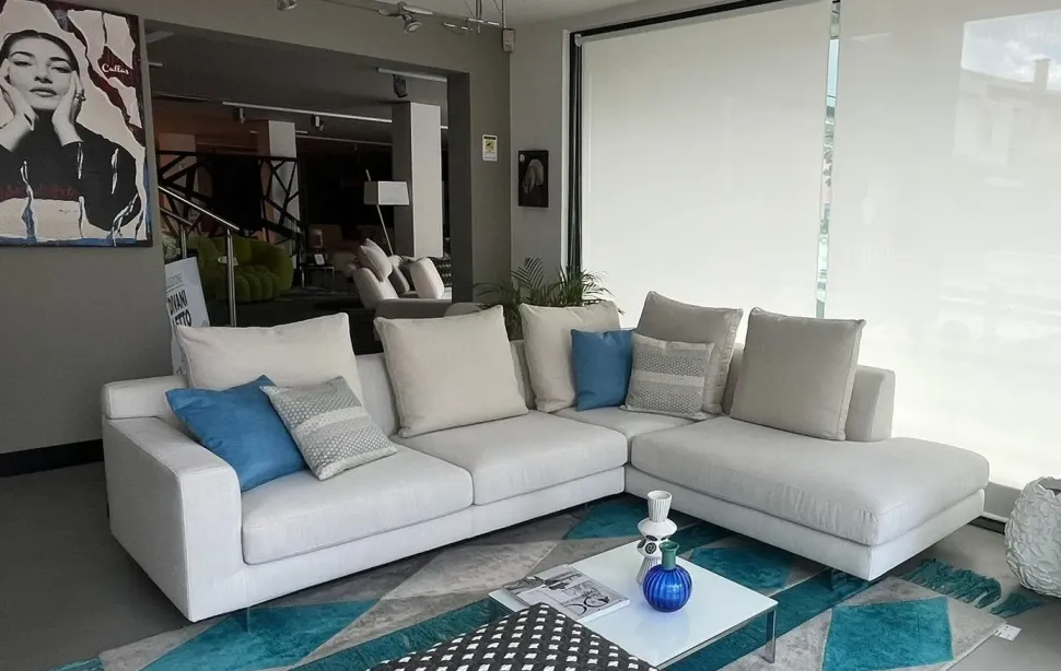 Divano Scala tessuto in poliuretano Divanidea a prezzo scontato