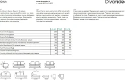 Divano Scala tessuto in poliuretano Divanidea a prezzo scontato