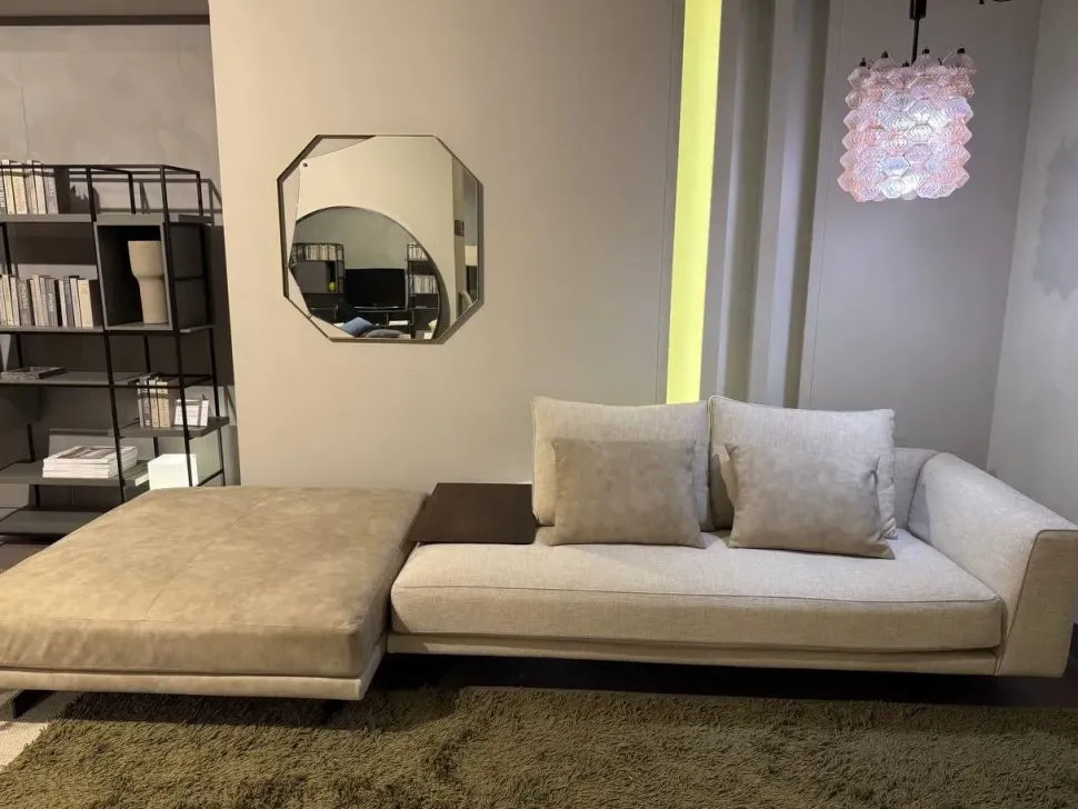 Divano Sheridan tessuto in poliuretano Desirèe in Offerta Outlet